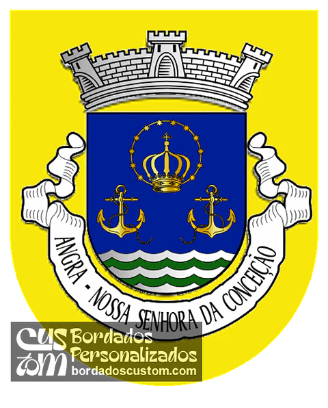 Emblema Bordado Freguesia de Angra (Nossa Senhora da Conceição) (Angra do Heroísmo, Açores)