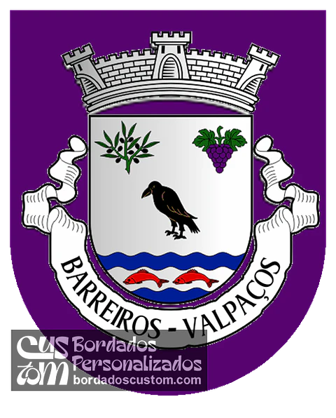 Emblema Bordado Antiga Freguesia de Barreiros (Valpaços, Vila Real)