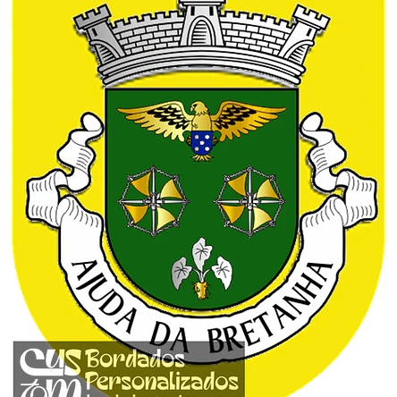 Emblema Bordado Freguesia de Ajuda da Bretanha (Ponta Delgada, Açores) 1