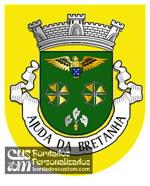 Emblema Bordado Freguesia de Ajuda da Bretanha (Ponta Delgada, Açores)