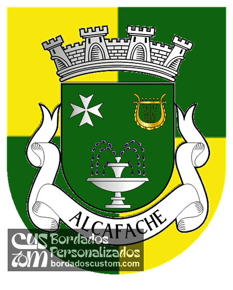 Emblema Bordado Freguesia de Alcafache (Mangualde, Viseu)