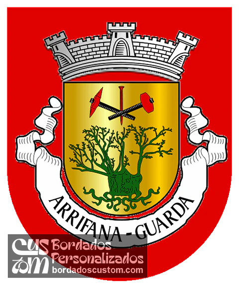 Emblema Bordado Freguesia de Arrifana (Guarda, Guarda)