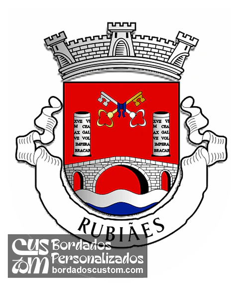 Emblema Bordado Freguesia de Rubiães (Paredes de Coura, Viana do Castelo)