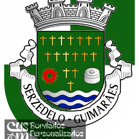 Emblema Bordado Freguesia de Serzedelo (Guimarães, Braga) 1