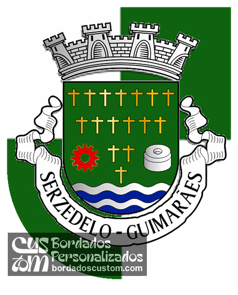 Emblema Bordado Freguesia de Serzedelo (Guimarães, Braga)