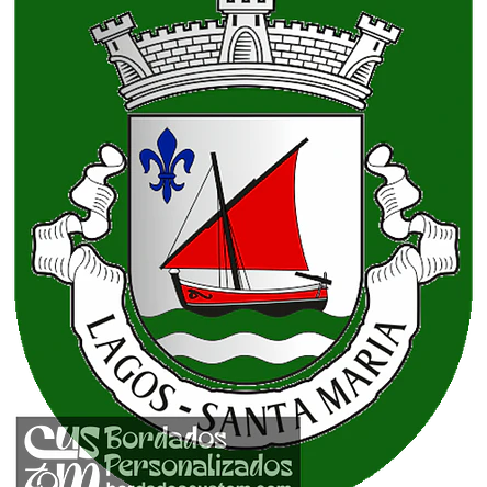 Emblema Bordado Antiga Freguesia de Lagos (Santa Maria) (Lagos, Faro) 1