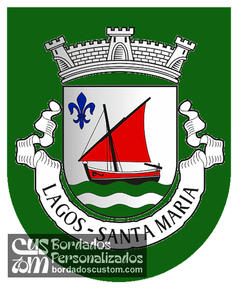 Emblema Bordado Antiga Freguesia de Lagos (Santa Maria) (Lagos, Faro)