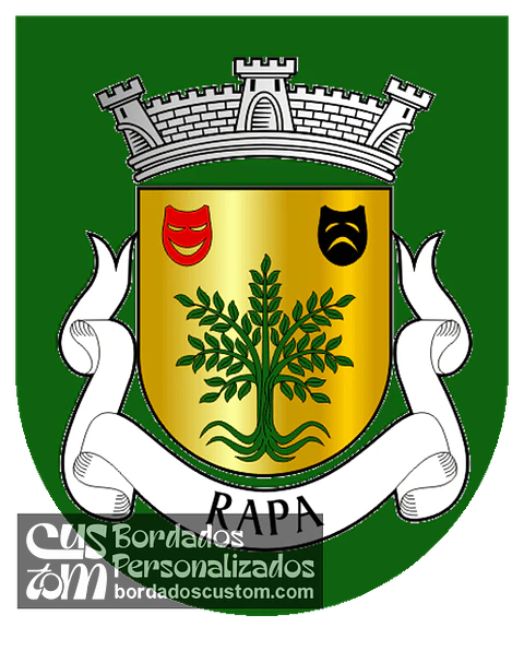 Emblema Bordado Antiga Freguesia de Rapa (Celorico da Beira, Guarda)