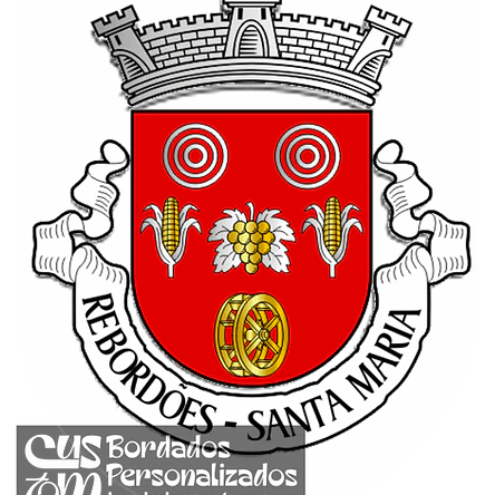 Emblema Bordado Freguesia de Rebordões (Santa Maria) (Ponte de Lima, Viana do Castelo) 1