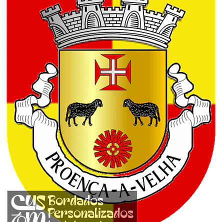 Emblema Bordado Freguesia de Proença-a-Velha (Idanha-a-Nova, Castelo Branco) 1