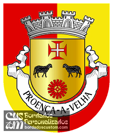 Emblema Bordado Freguesia de Proença-a-Velha (Idanha-a-Nova, Castelo Branco)