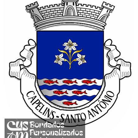 Emblema Bordado Freguesia de Capelins (Santo António) (Alandroal, Évora) 1
