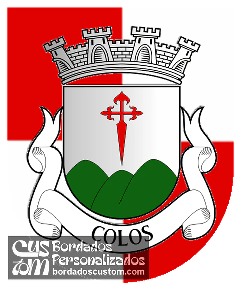 Emblema Bordado Freguesia de Colos (Odemira, Beja)