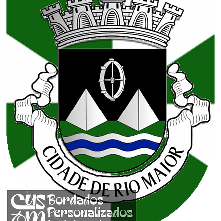 Emblema Bordado Município de Rio Maior (Santarém) 1