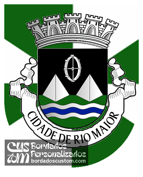Emblema Bordado Município de Rio Maior (Santarém)