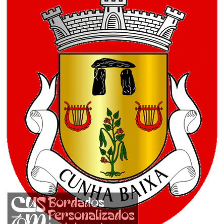 Emblema Bordado Freguesia de Cunha Baixa (Mangualde, Viseu) 1