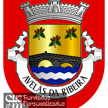 Emblema Bordado Freguesia de Avelãs da Ribeira (Guarda, Guarda) 1