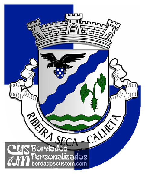 Emblema Bordado Freguesia de Ribeira Seca (Calheta, Açores)