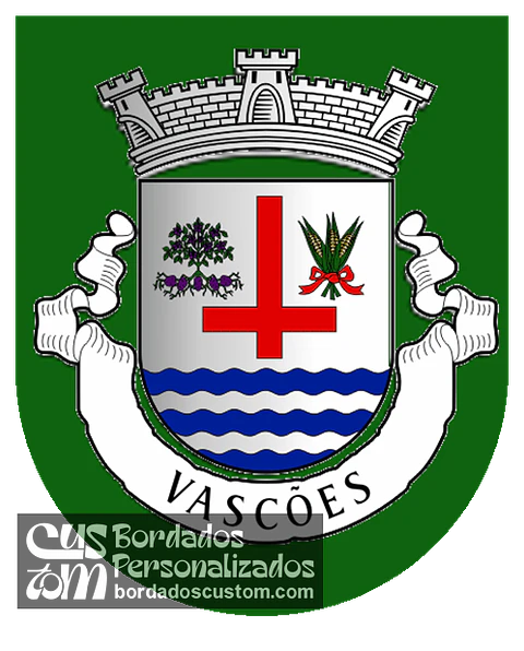 Emblema Bordado Freguesia de Vascões (Paredes de Coura, Viana do Castelo)