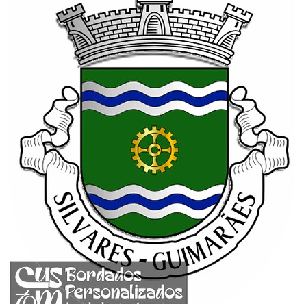 Emblema Bordado Freguesia de Silvares (Guimarães, Braga) 1