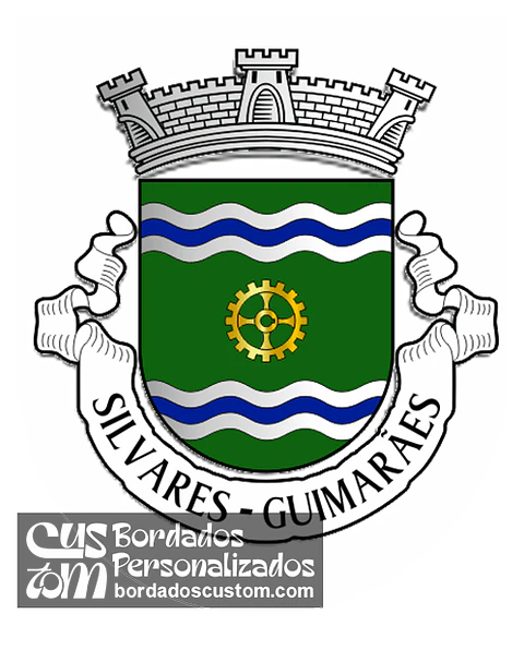 Emblema Bordado Freguesia de Silvares (Guimarães, Braga)