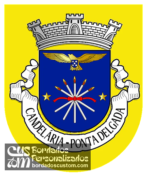Emblema Bordado Freguesia de Candelária (Ponta Delgada, Açores)