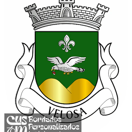 Emblema Bordado Antiga Freguesia de Velosa (Celorico da Beira, Guarda) 1