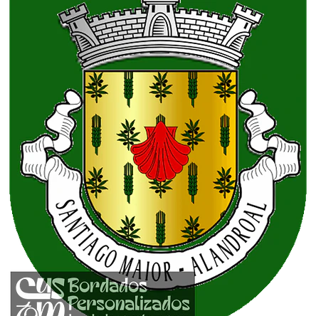 Emblema Bordado Freguesia de Santiago Maior (Alandroal, Évora) 1