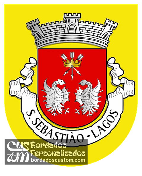 Emblema Bordado Antiga Freguesia de Lagos (São Sebastião) (Lagos, Faro)