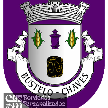 Emblema Bordado Freguesia de Bustelo (Chaves, Vila Real) 1