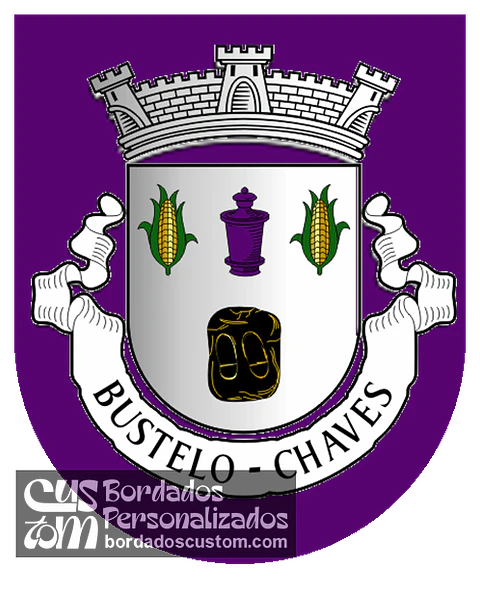 Emblema Bordado Freguesia de Bustelo (Chaves, Vila Real)