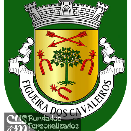 Emblema Bordado Freguesia de Figueira dos Cavaleiros (Ferreira do Alentejo, Beja) 1