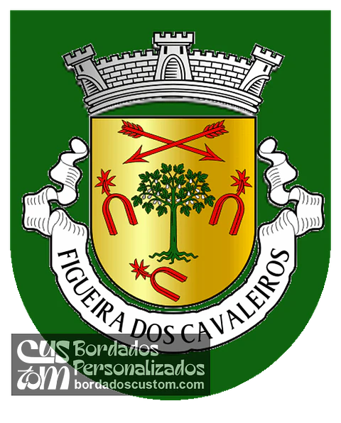 Emblema Bordado Freguesia de Figueira dos Cavaleiros (Ferreira do Alentejo, Beja)