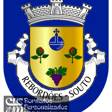 Emblema Bordado Freguesia de Rebordões (Souto) (Ponte de Lima, Viana do Castelo) 1