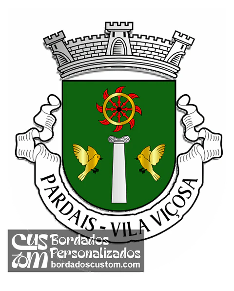 Emblema Bordado Freguesia de Pardais (Vila Viçosa, Évora)