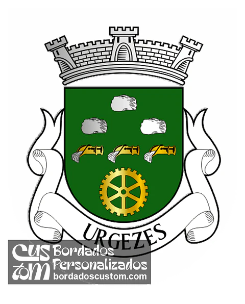 Emblema Bordado Freguesia de Urgezes (Guimarães, Braga)