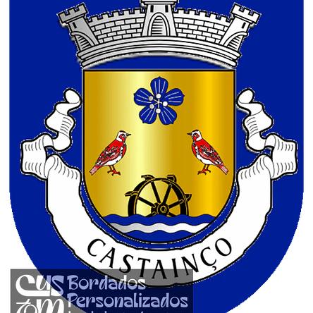 Emblema Bordado Freguesia de Castainço (Penedono, Viseu) 1
