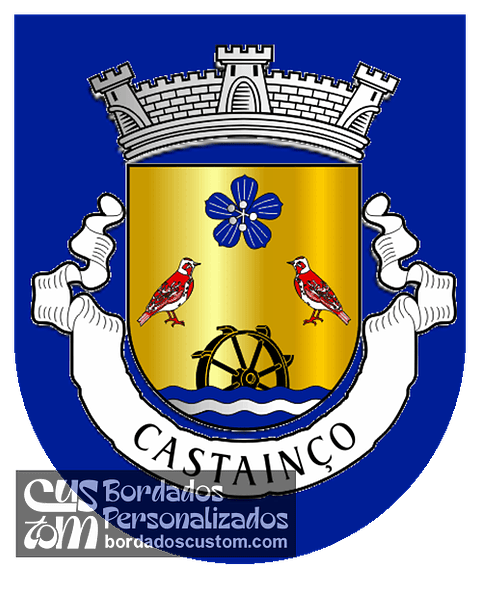 Emblema Bordado Freguesia de Castainço (Penedono, Viseu)