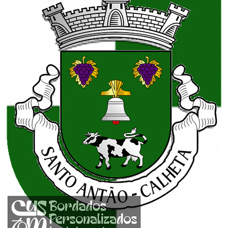 Emblema Bordado Freguesia de Santo Antão (Calheta, Açores) 1