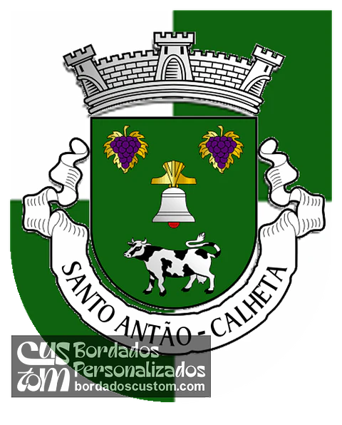 Emblema Bordado Freguesia de Santo Antão (Calheta, Açores)