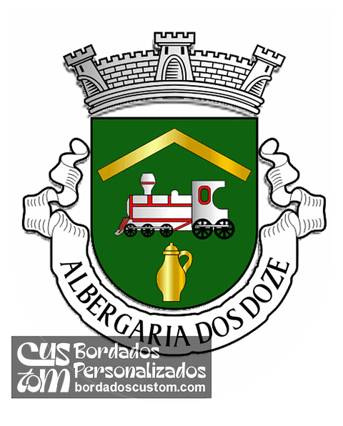 Emblema Bordado Antiga Freguesia de Albergaria dos Doze (Pombal, Leiria)
