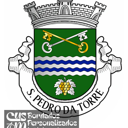 Emblema Bordado Freguesia de São Pedro da Torre (Valença, Viana do Castelo) 1