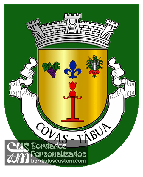 Emblema Bordado Antiga Freguesia de Covas (Tábua, Coimbra)