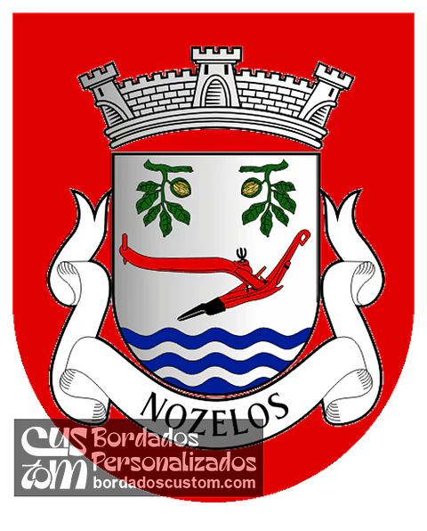Emblema Bordado Antiga Freguesia de Nozelos (Valpaços, Vila Real)