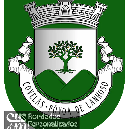 Emblema Bordado Freguesia de Covelas (Póva de Lanhoso, Braga) 1
