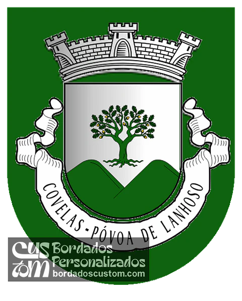 Emblema Bordado Freguesia de Covelas (Póva de Lanhoso, Braga)