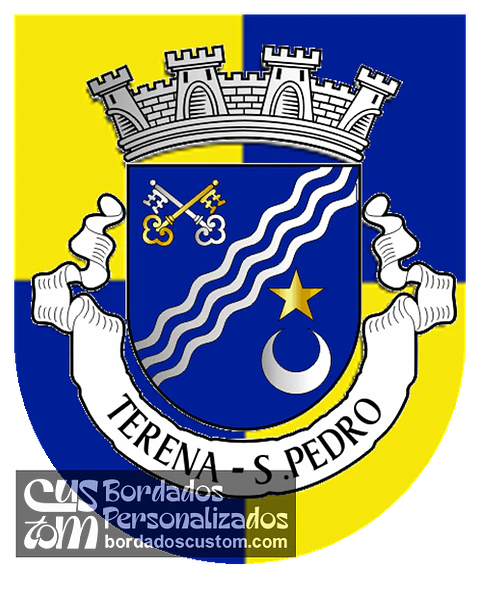 Emblema Bordado Freguesia de Terena (São Pedro) (Alandroal, Évora)