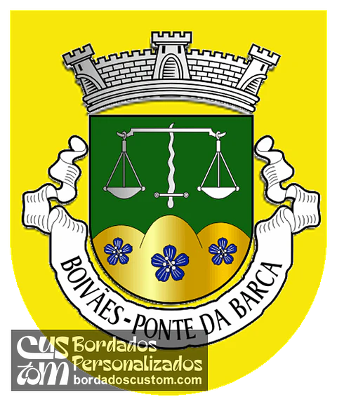 Emblema Bordado Freguesia de Boivães (Ponte da Barca, Viana do Castelo)