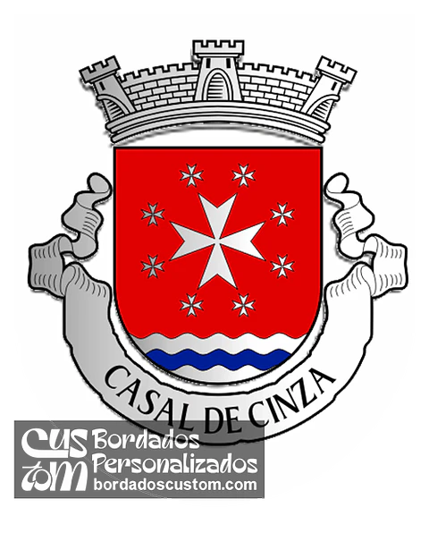 Emblema Bordado Freguesia de Casal de Cinza (Guarda, Guarda)