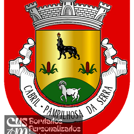 Emblema Bordado Freguesia de Cabril (Pampilhosa da Serra, Coimbra) 1